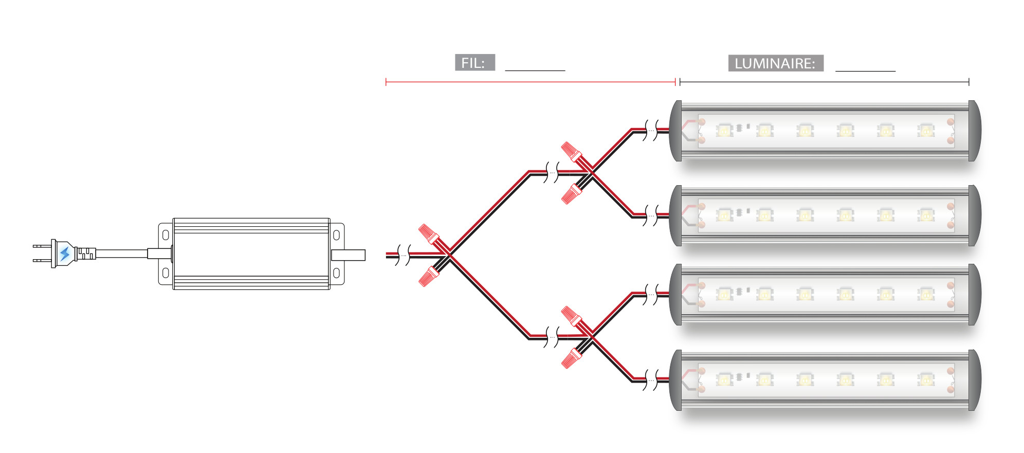 Led123 Croquis assemblage  image