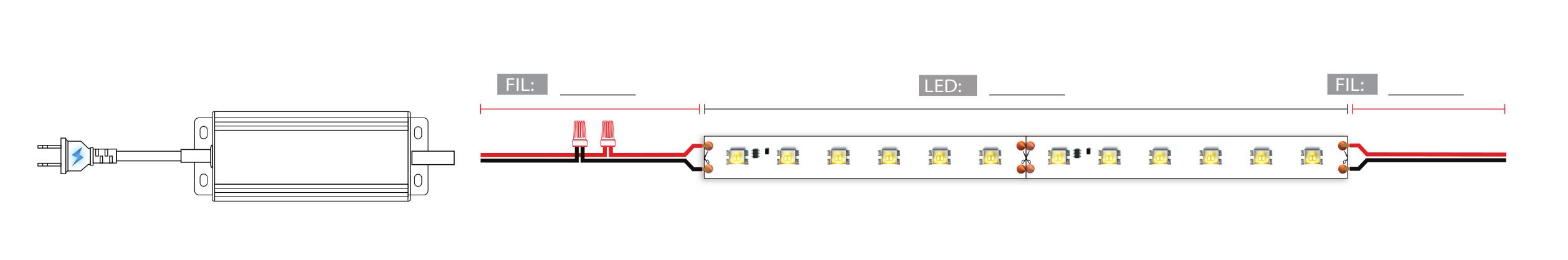 Led123 Croquis assemblage  image