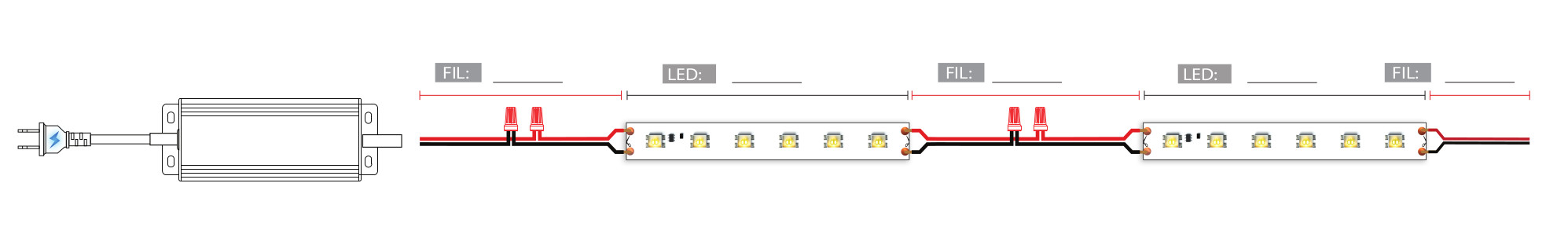Led123 Croquis assemblage  image