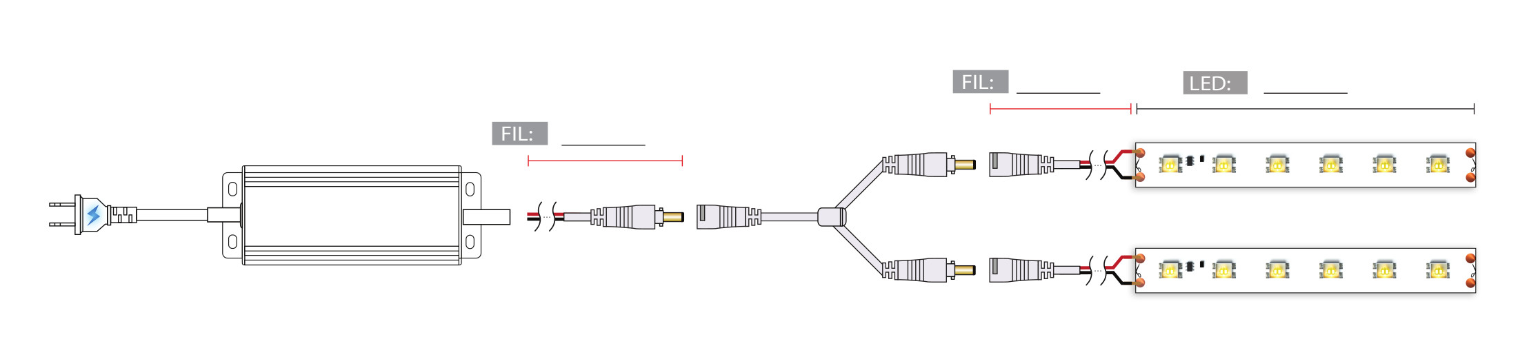 Led123 Croquis assemblage  image
