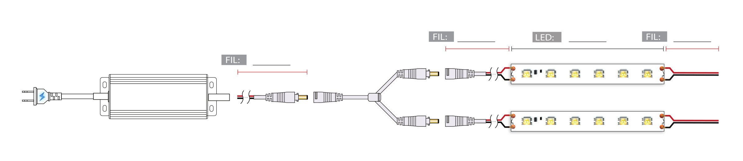 Led123 Croquis assemblage  image