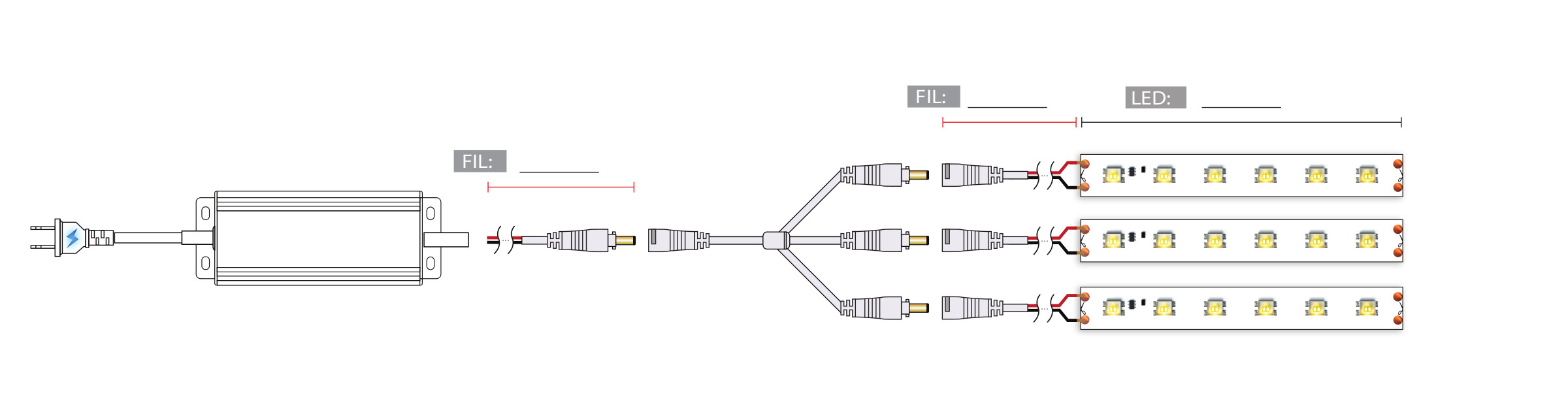 Led123 Croquis assemblage  image