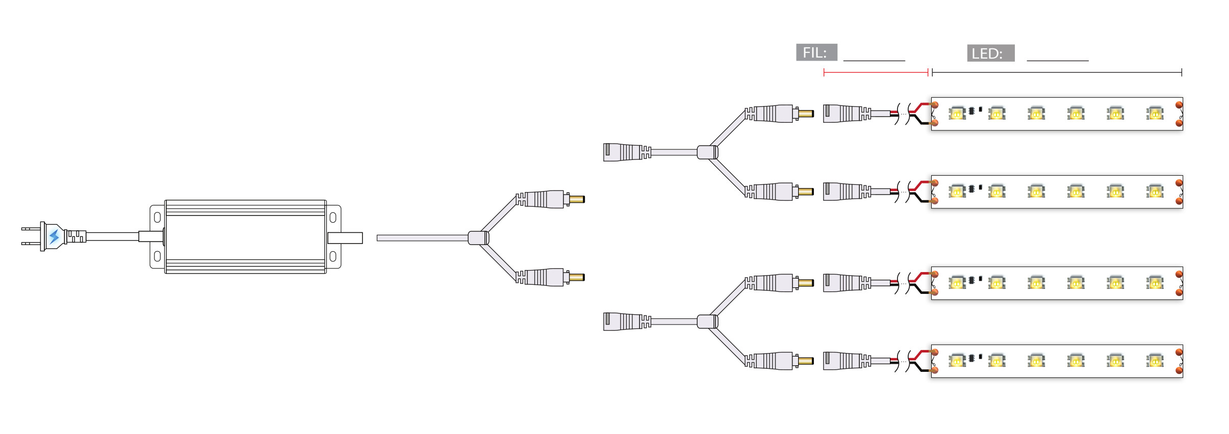 Led123 Croquis assemblage  image
