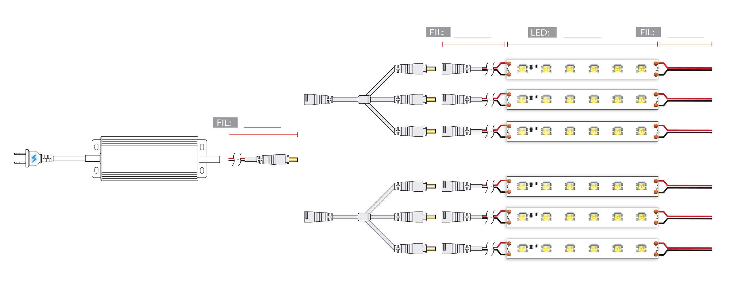 Led123 Croquis assemblage  image