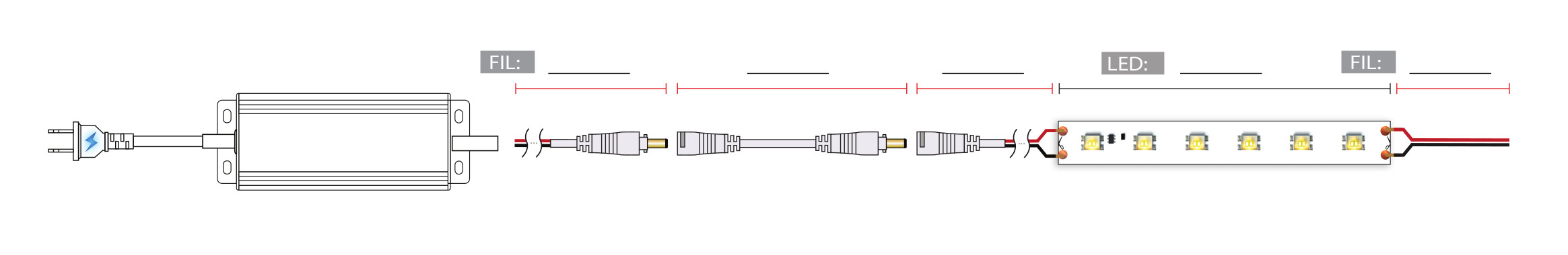 Led123 Croquis assemblage  image