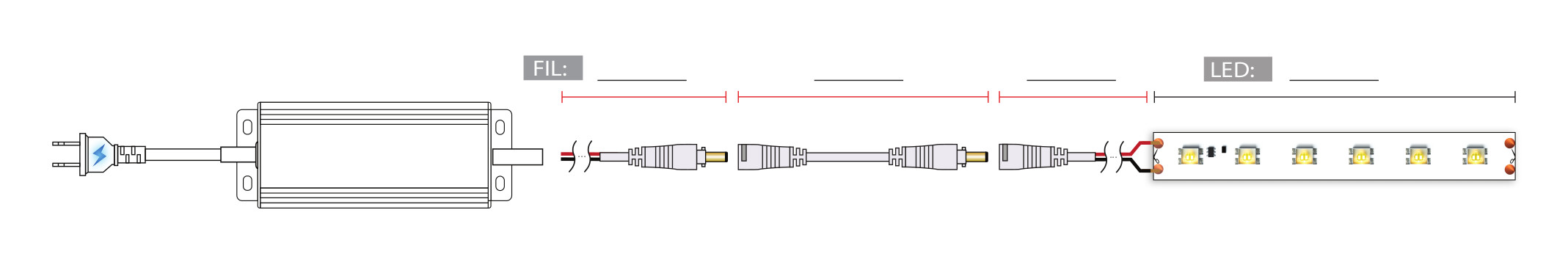 Led123 Croquis assemblage  image