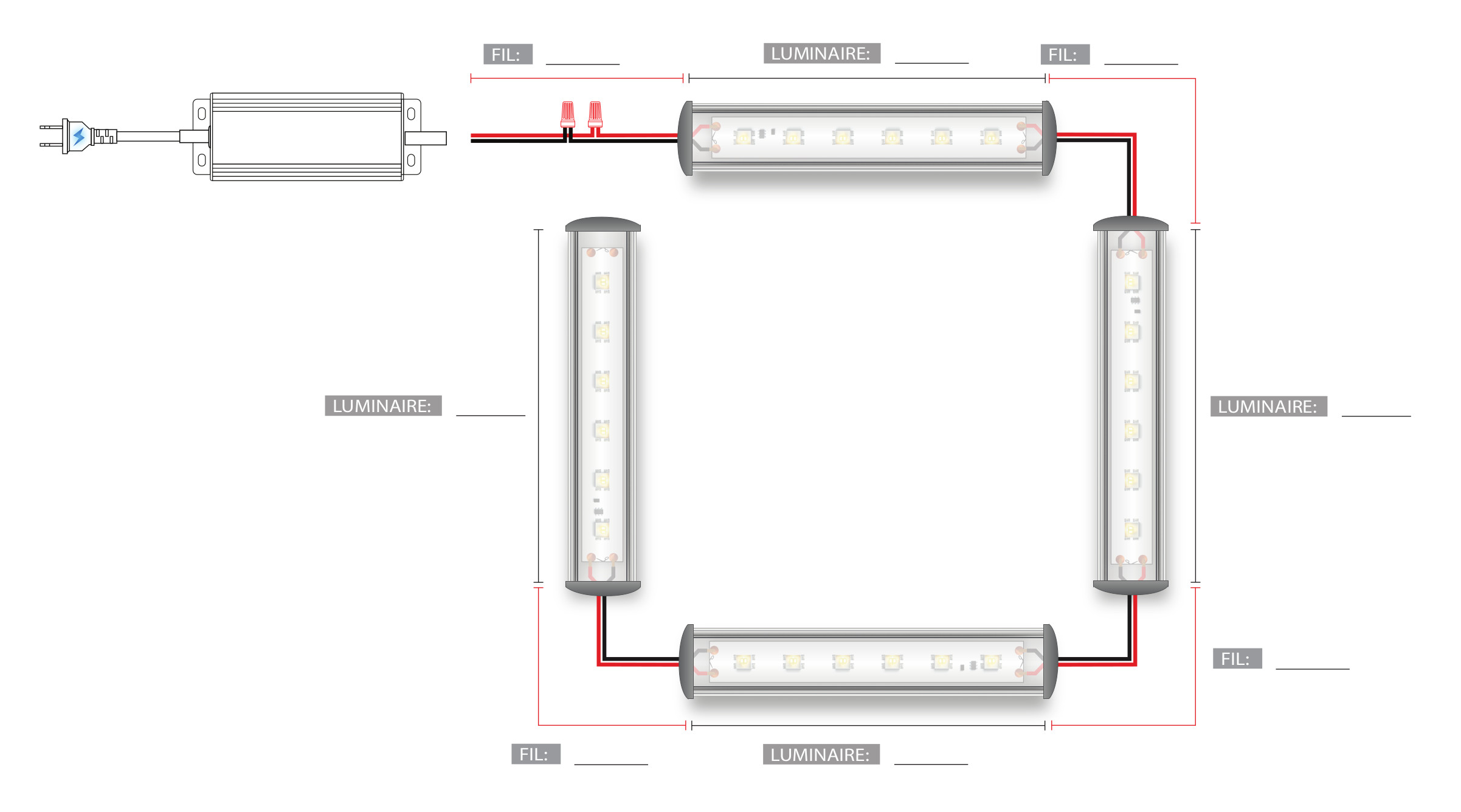 Led123 Croquis assemblage  image