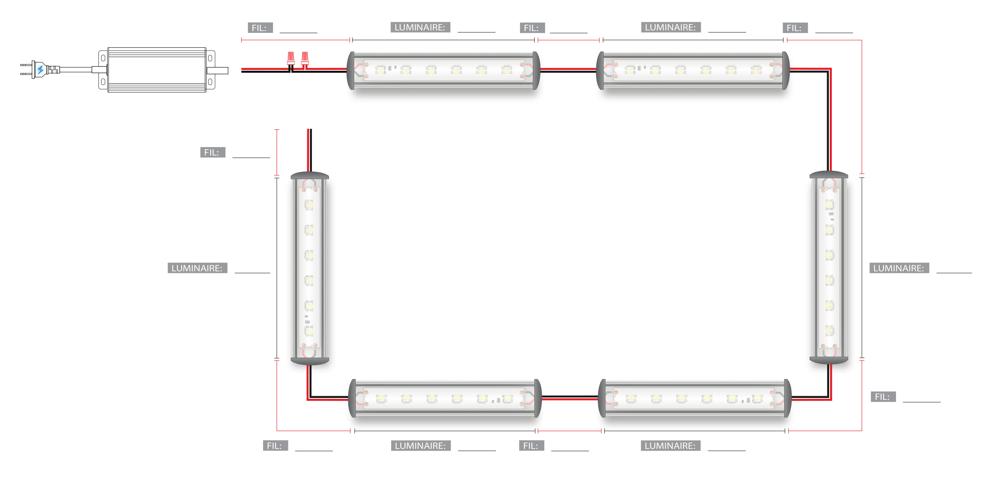 Led123 Croquis assemblage  image