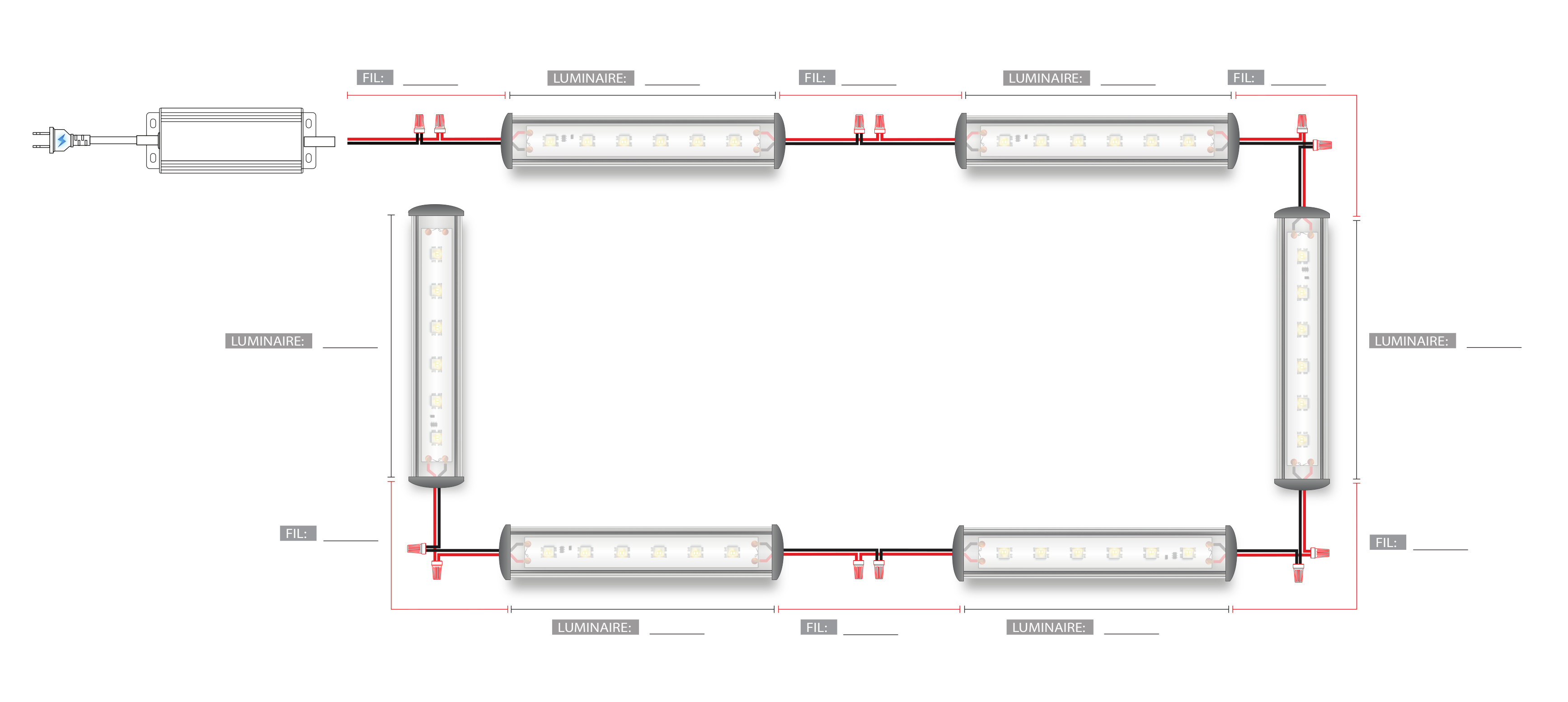 Led123 Croquis assemblage  image
