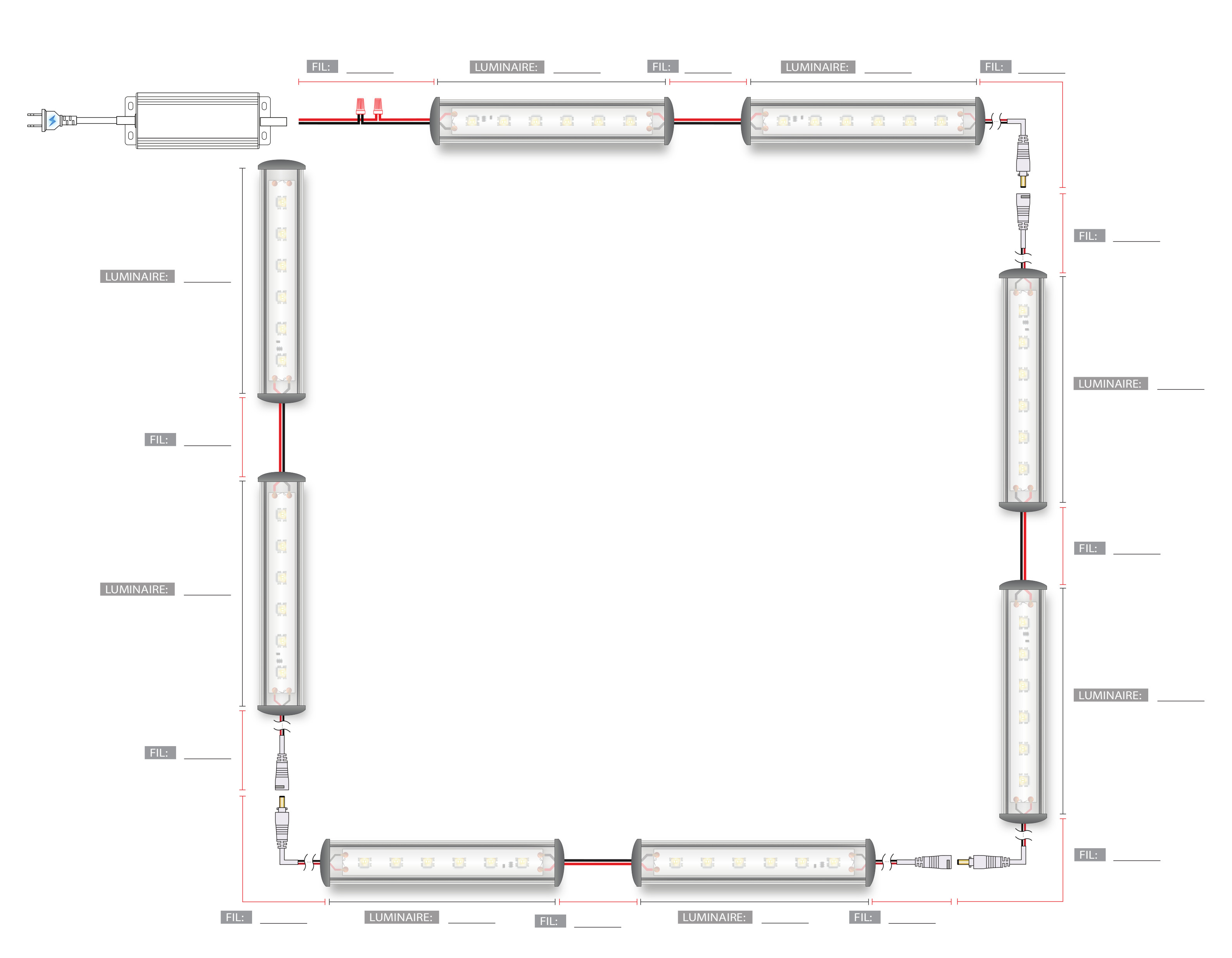 Led123 Croquis assemblage  image