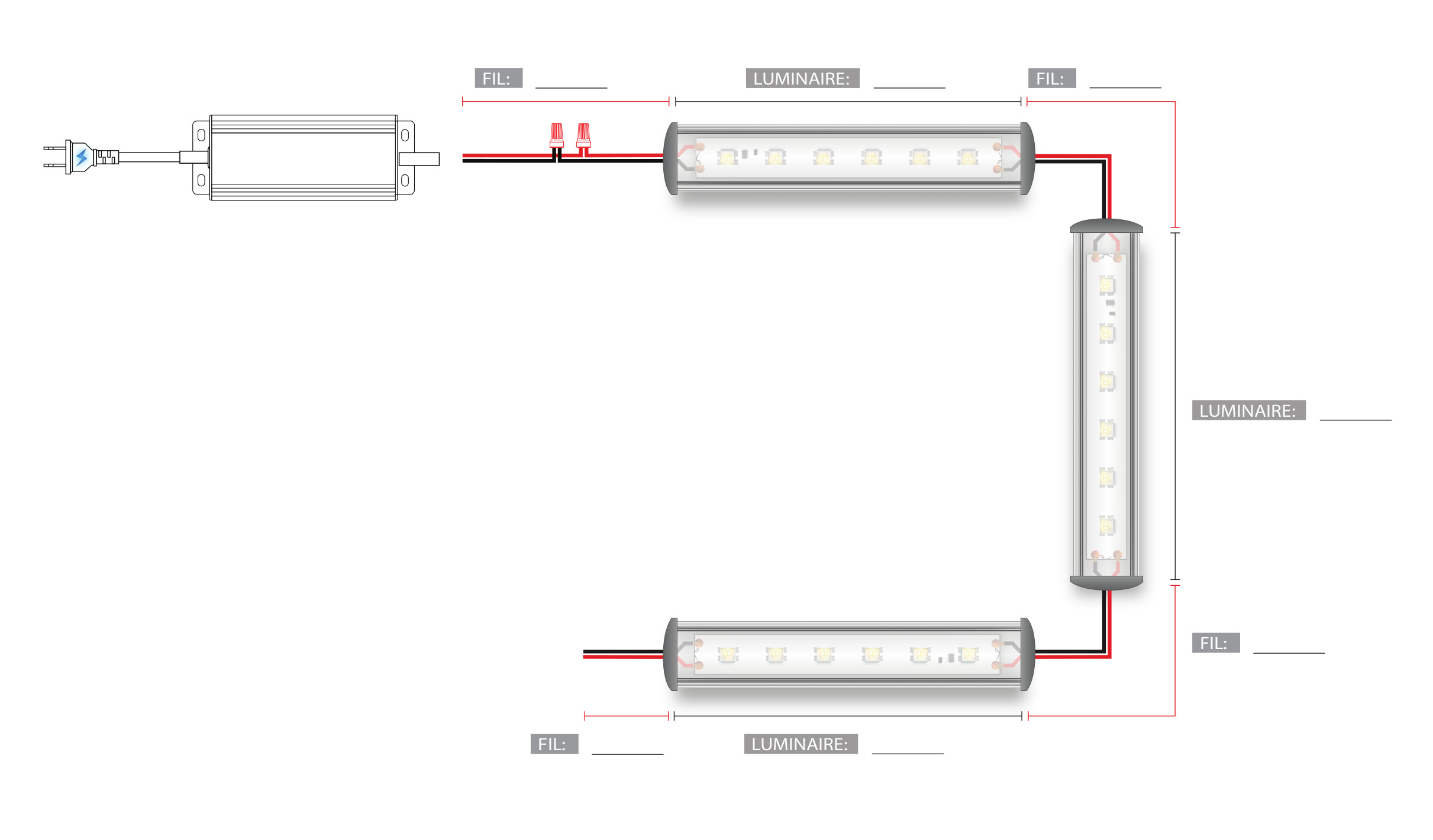 Led123 Croquis assemblage  image