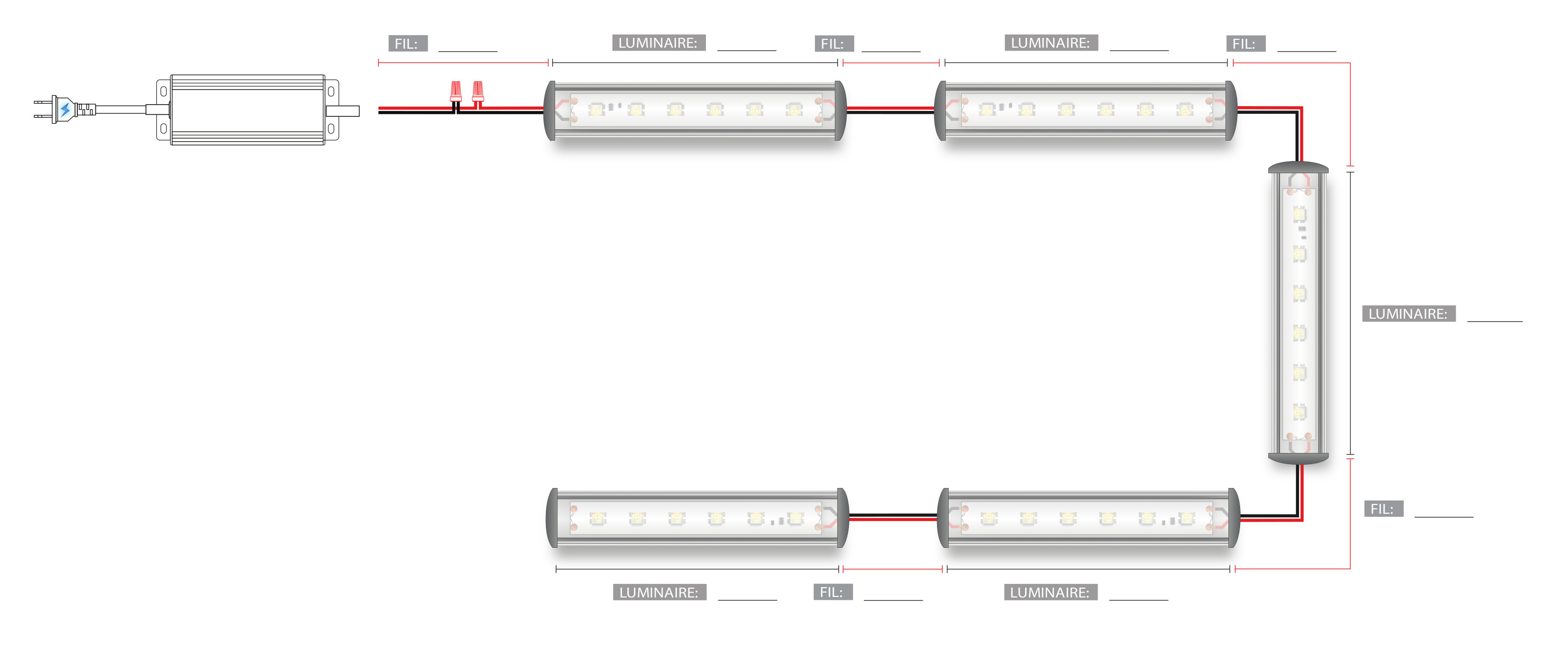 Led123 Croquis assemblage  image
