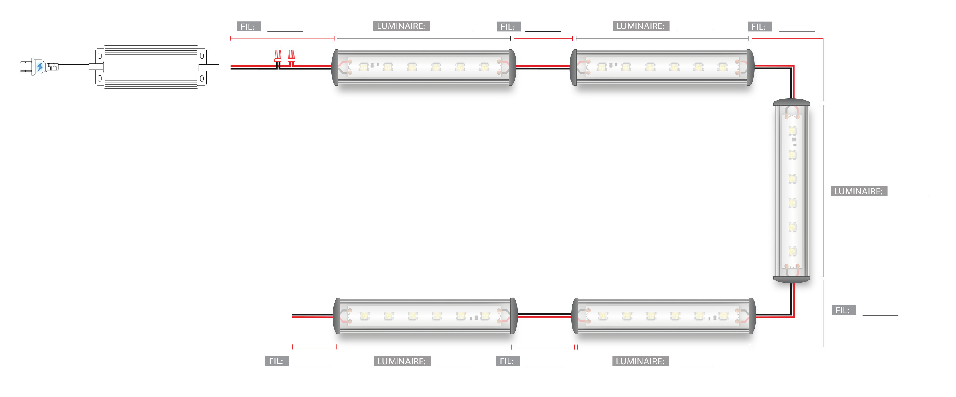Led123 Croquis assemblage  image