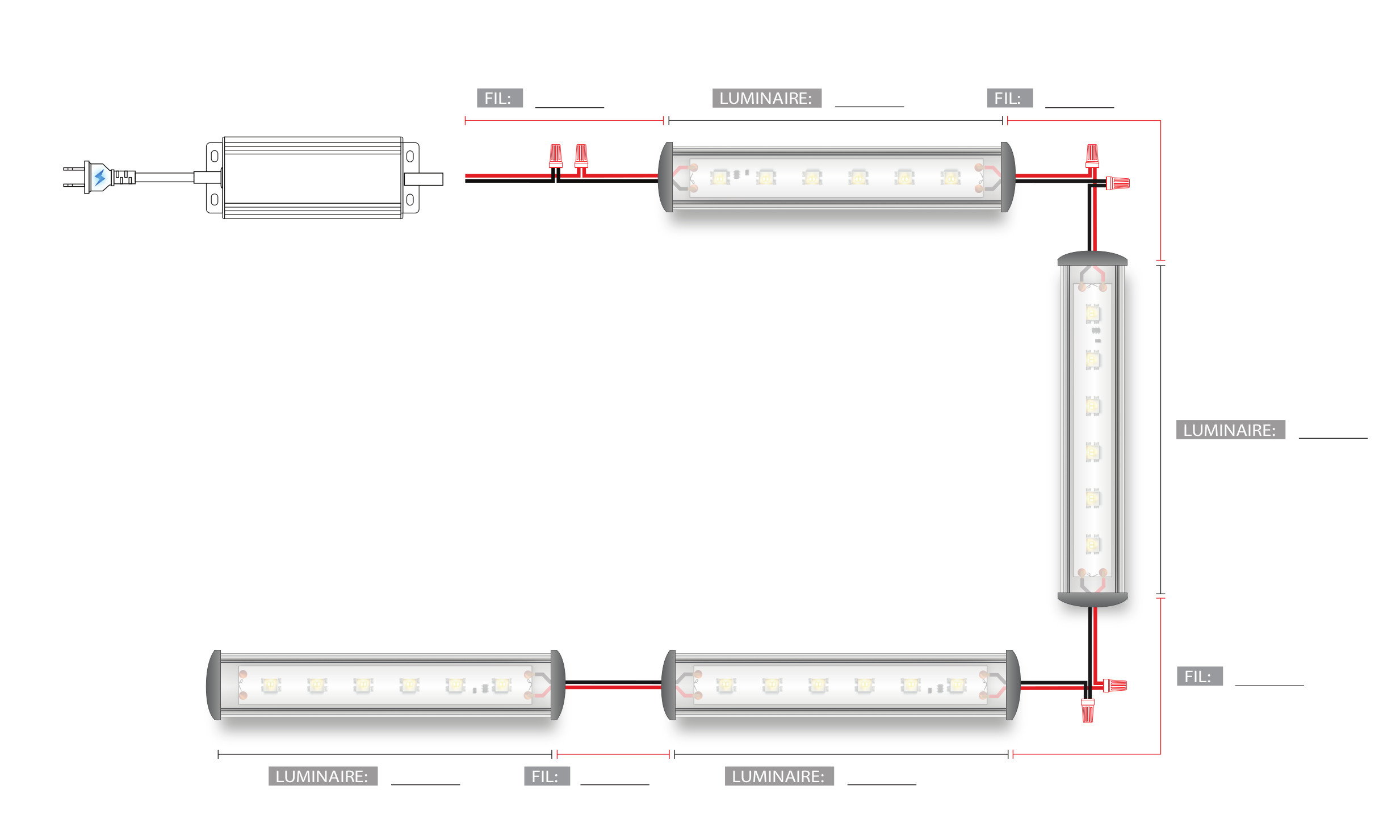 Led123 Croquis assemblage  image