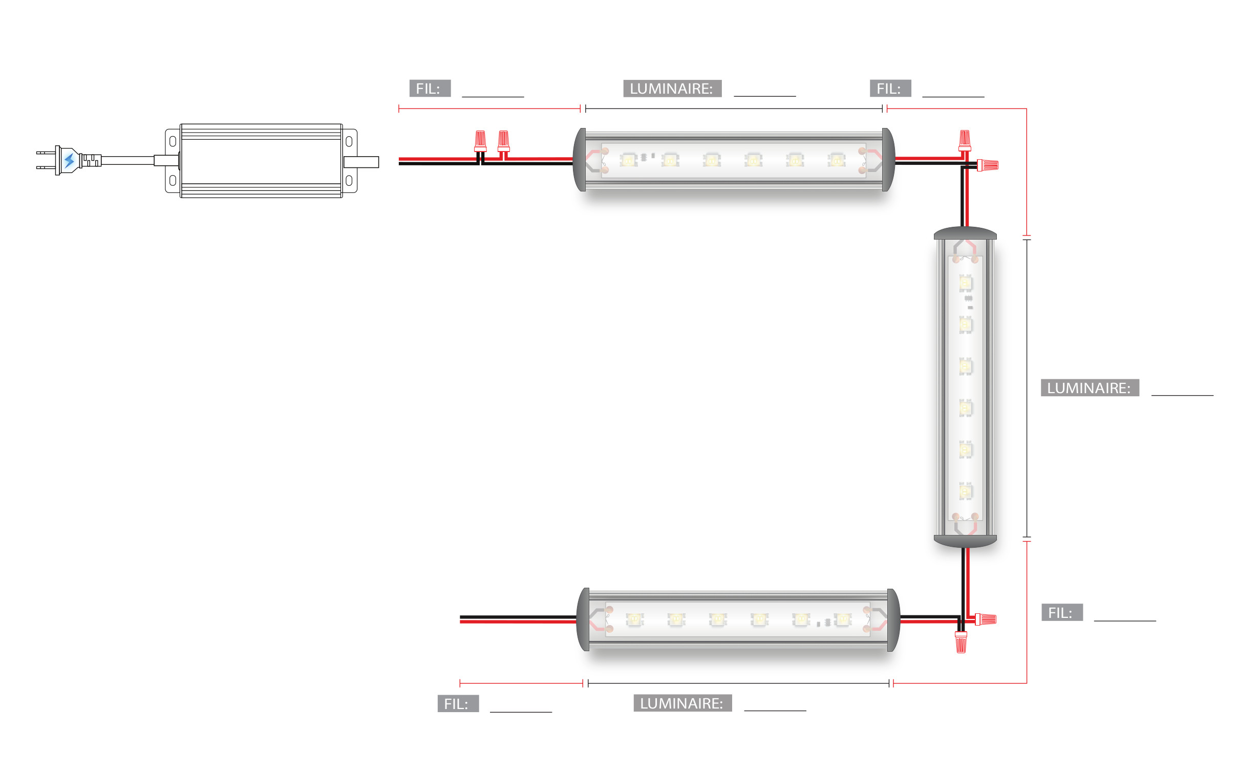 Led123 Croquis assemblage  image