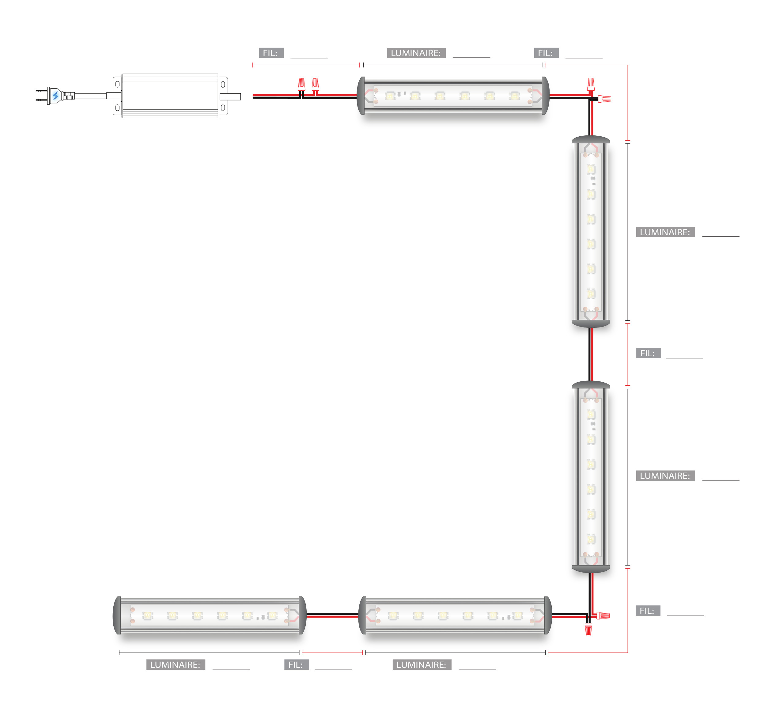 Led123 Croquis assemblage  image
