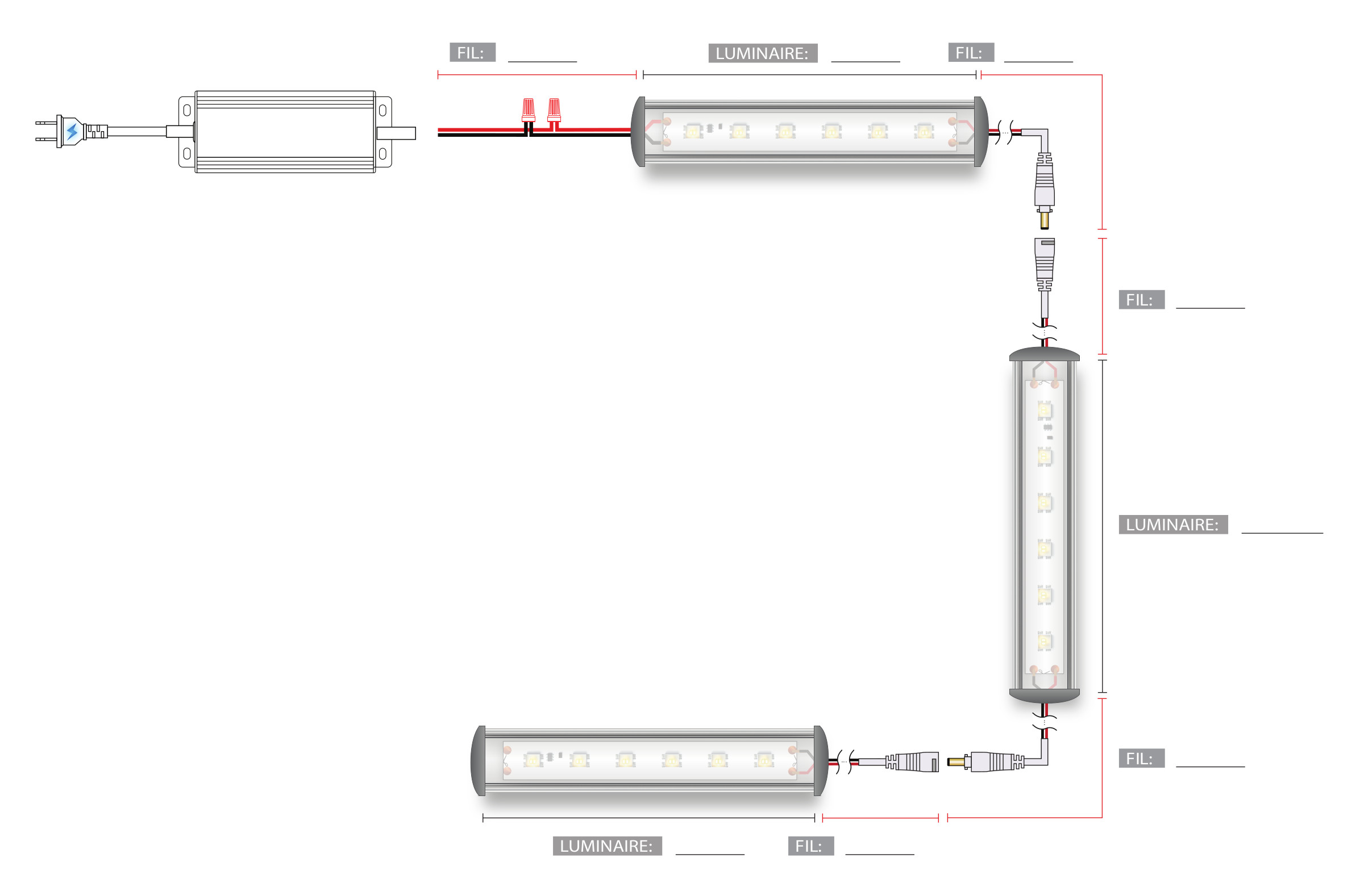 Led123 Croquis assemblage  image