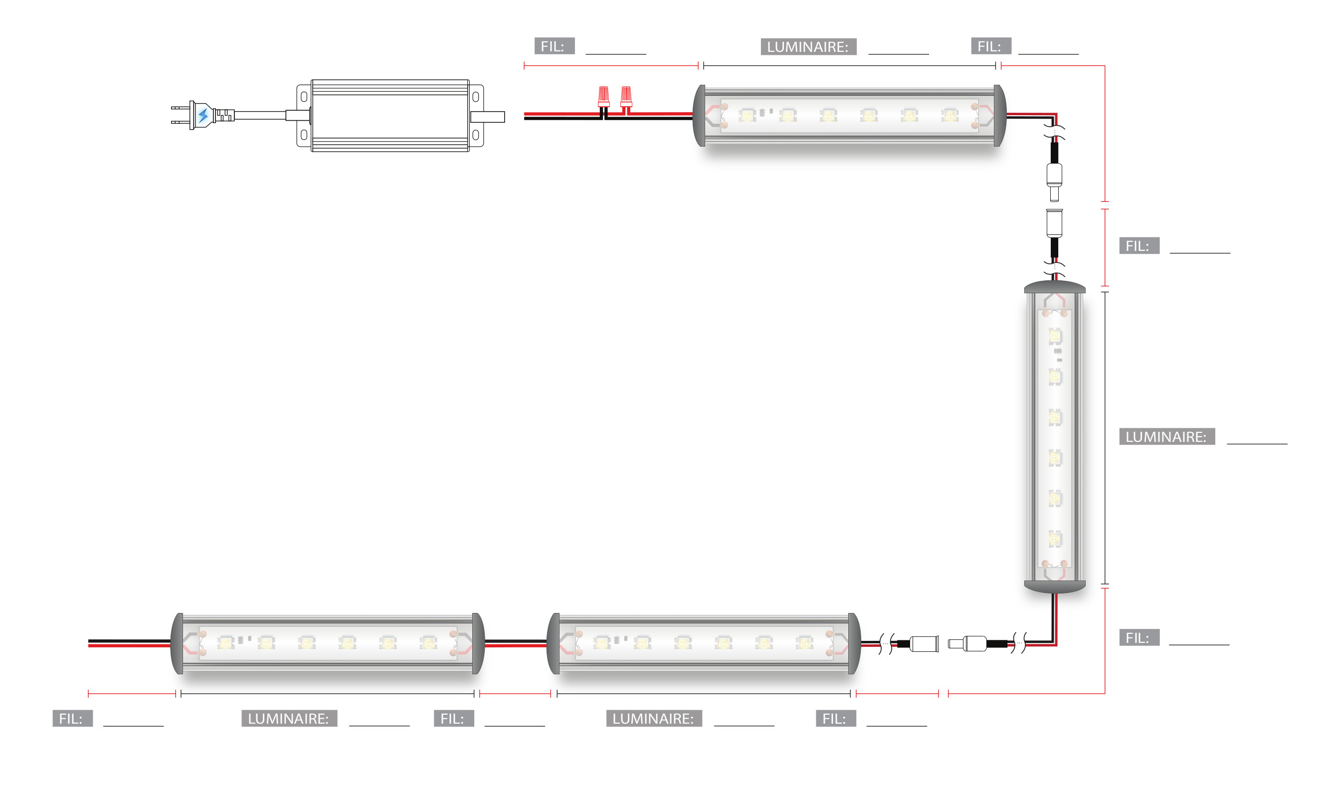 Led123 Croquis assemblage  image