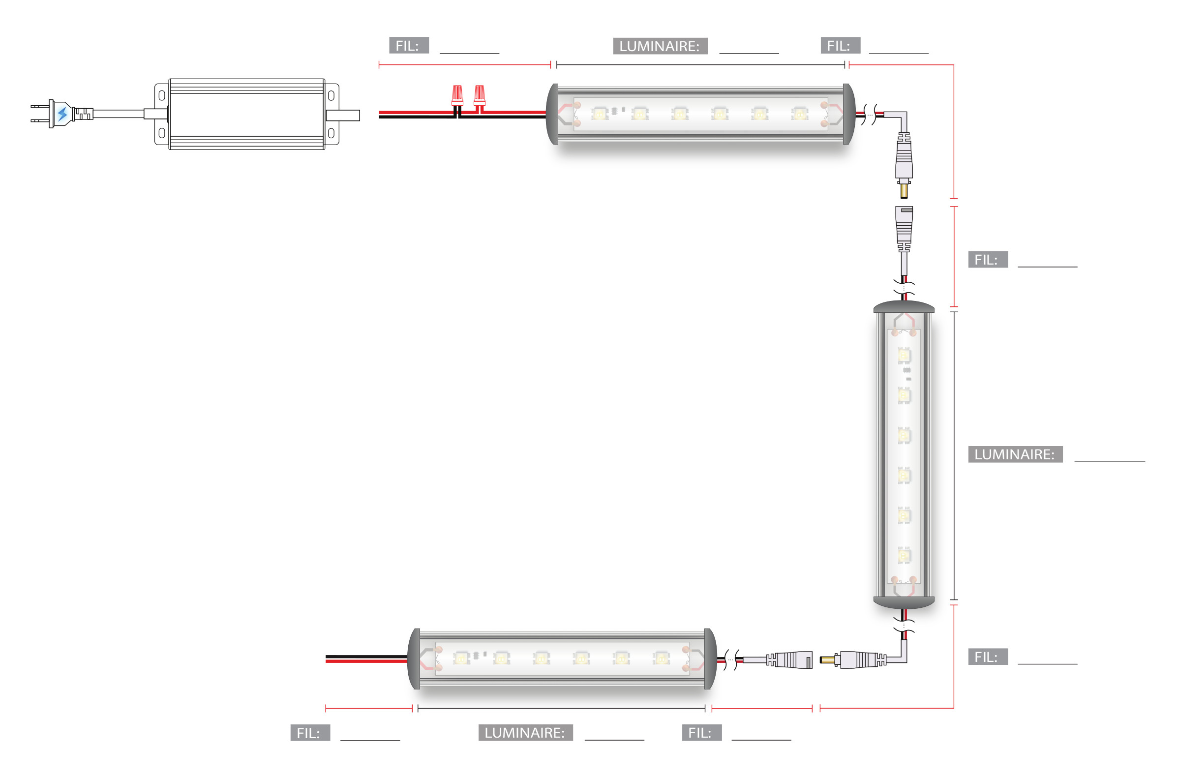 Led123 Croquis assemblage  image