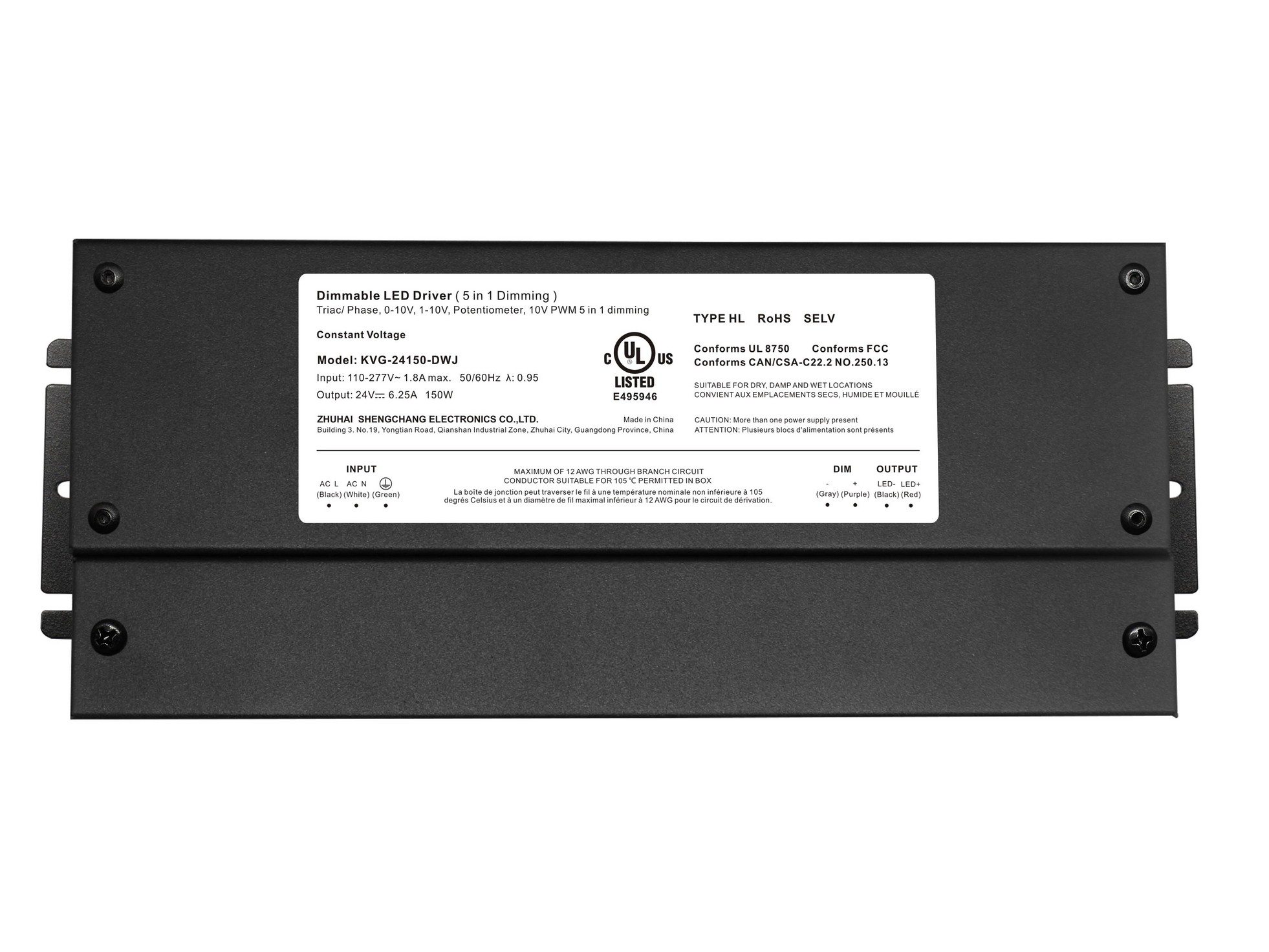 Led123 Driver DR-150W-24V-DIM3-JB image