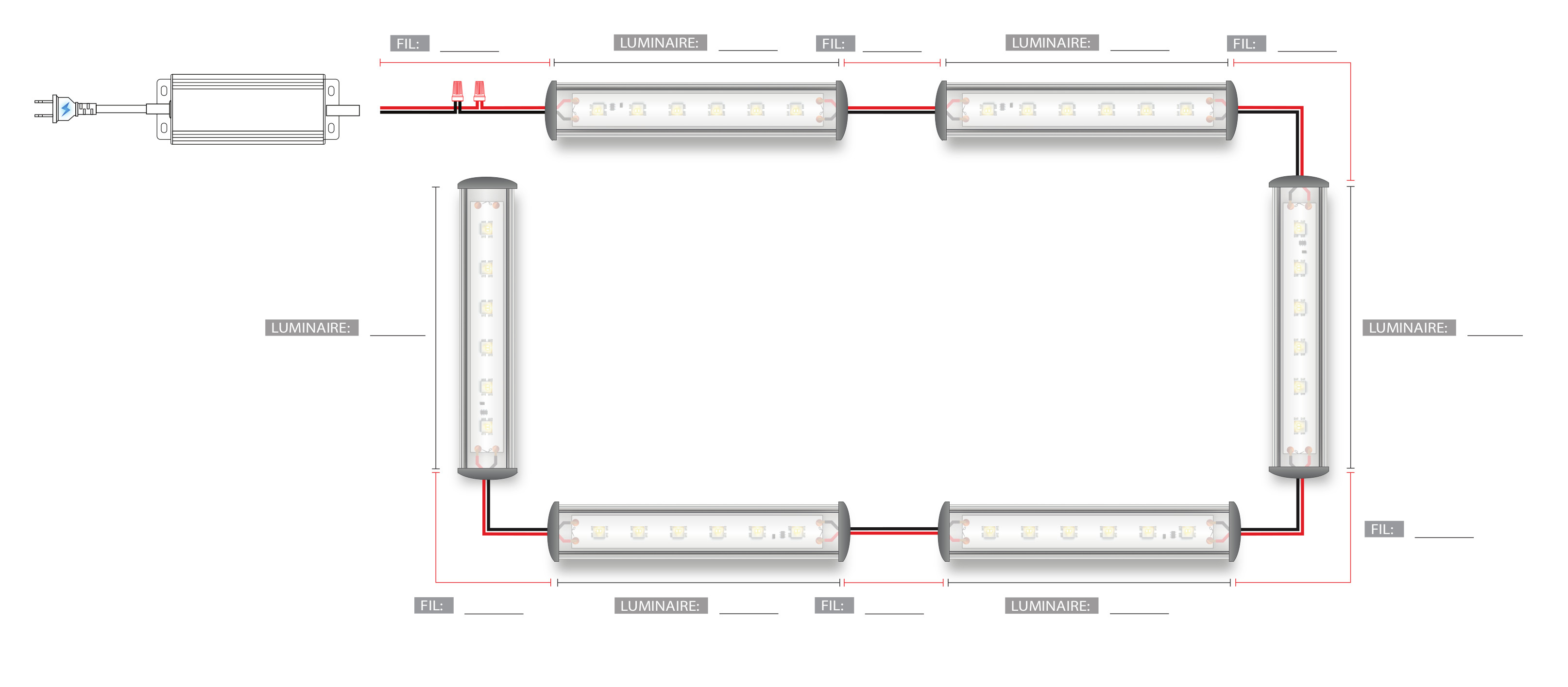 Led123 Croquis assemblage  image