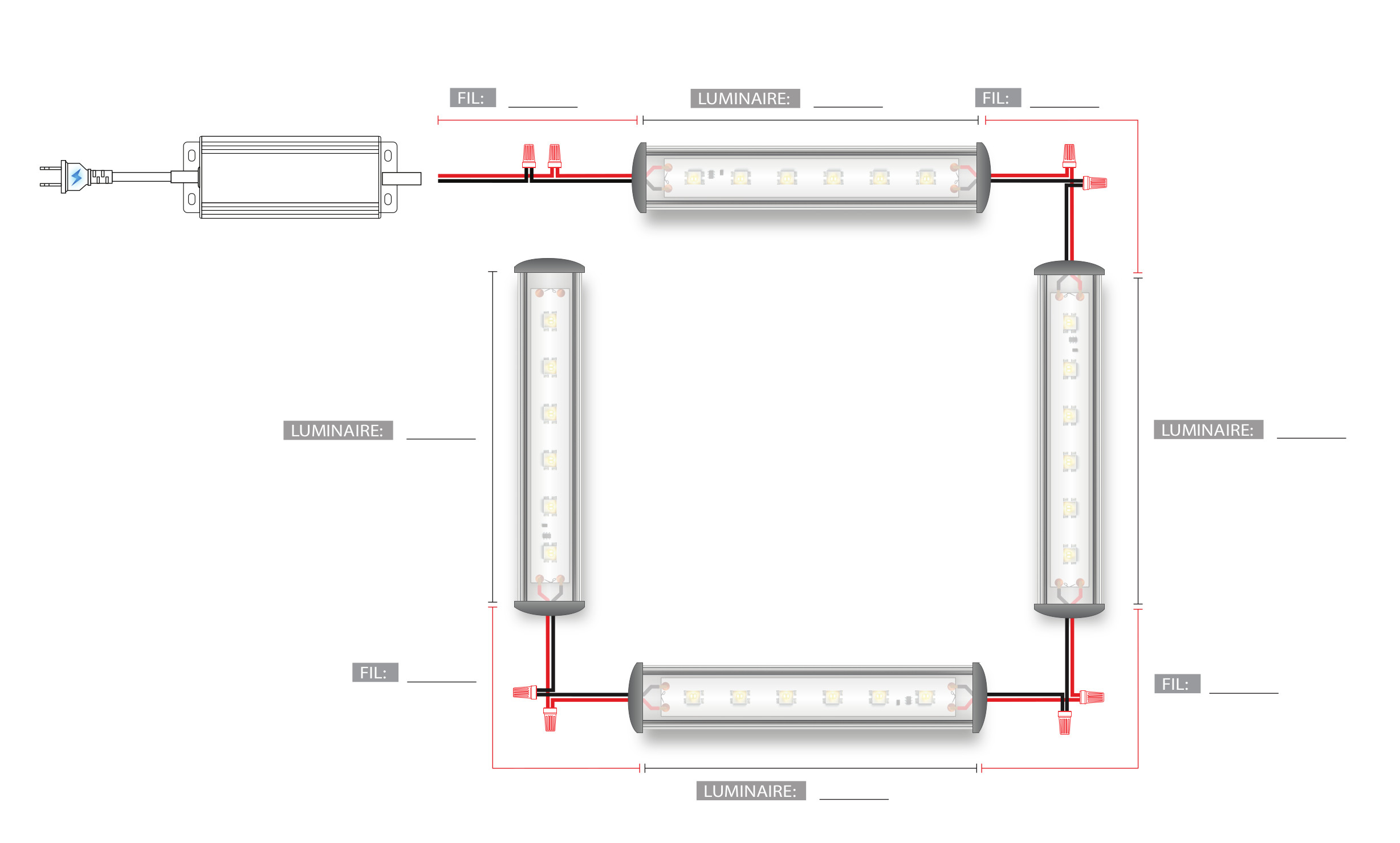 Led123 Croquis assemblage  image