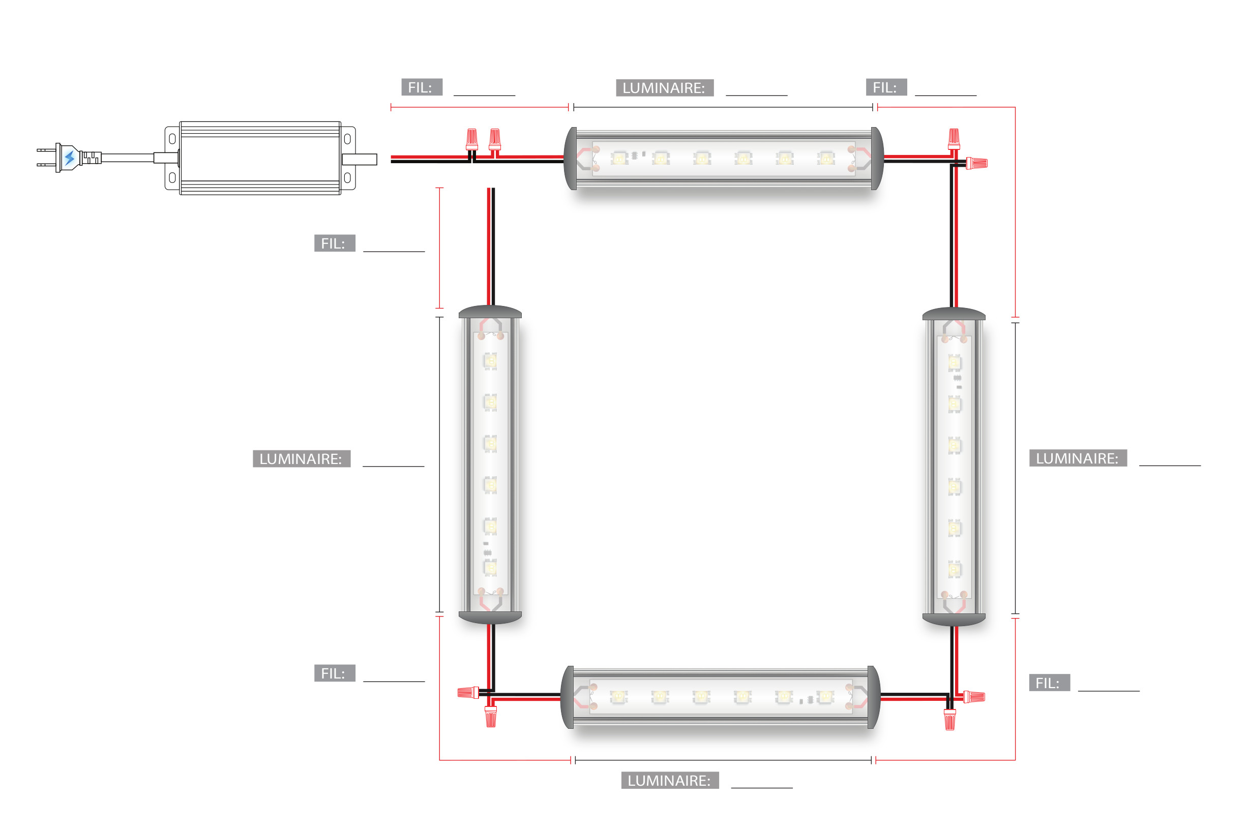Led123 Croquis assemblage  image