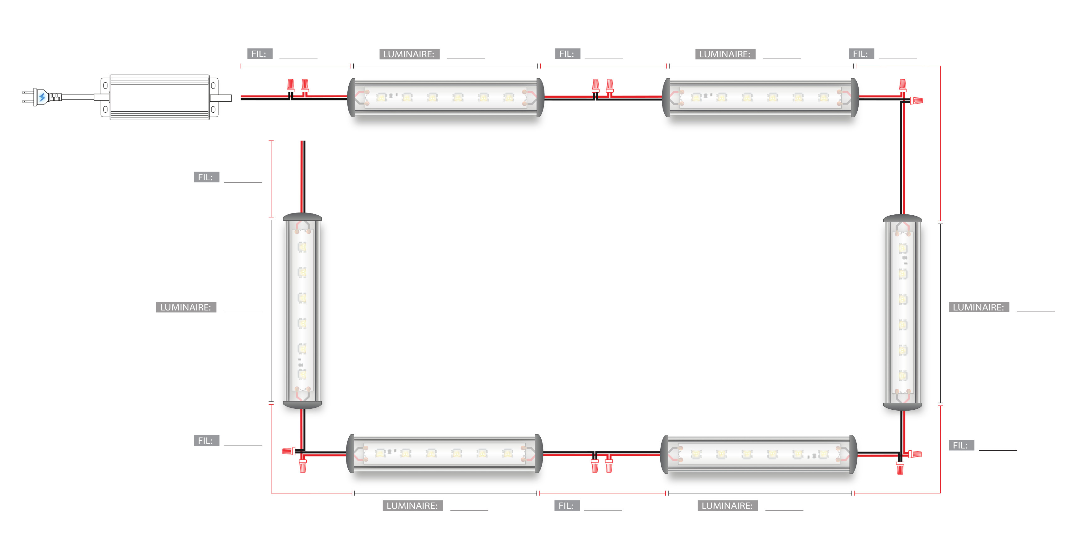 Led123 Croquis assemblage  image