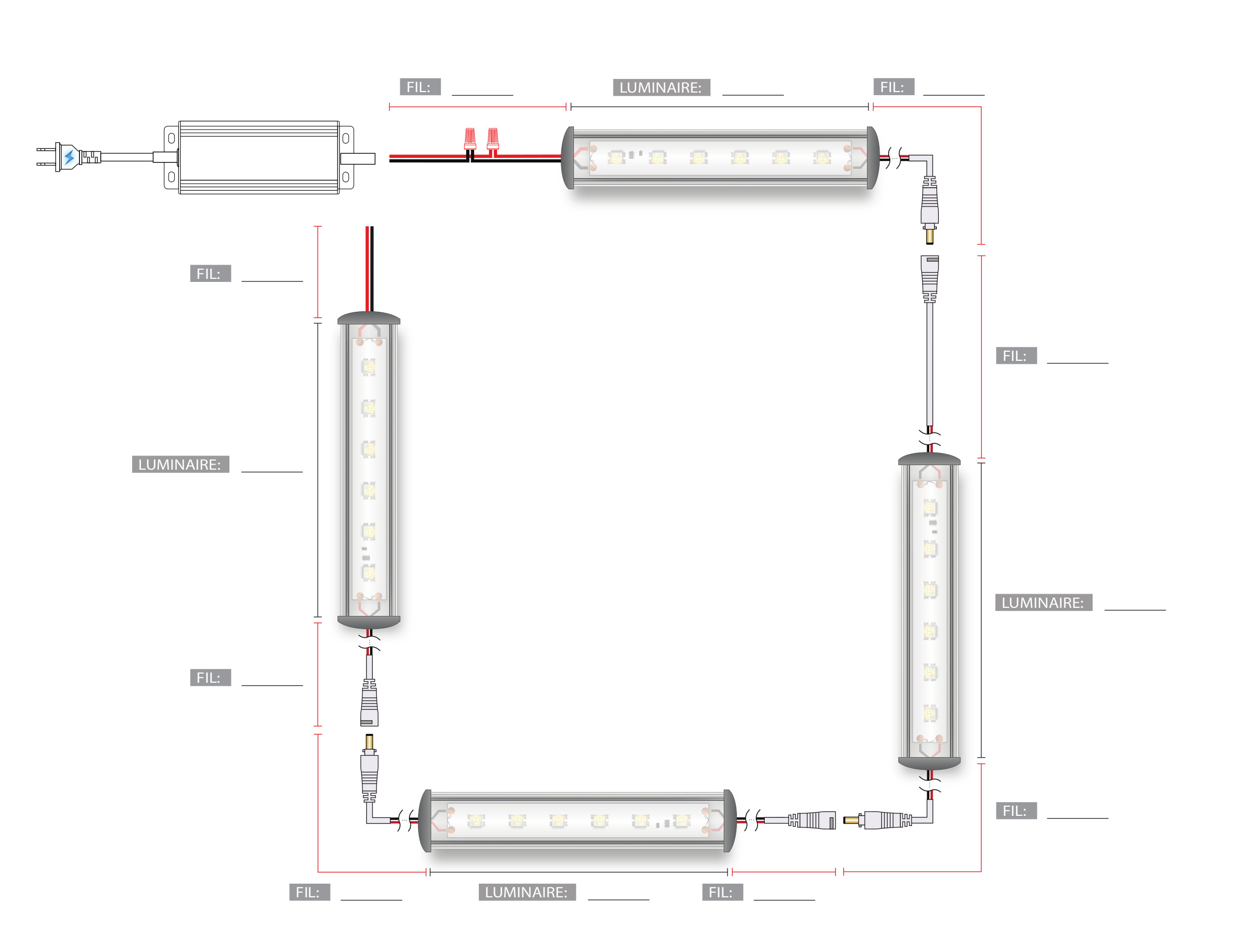 Led123 Croquis assemblage  image