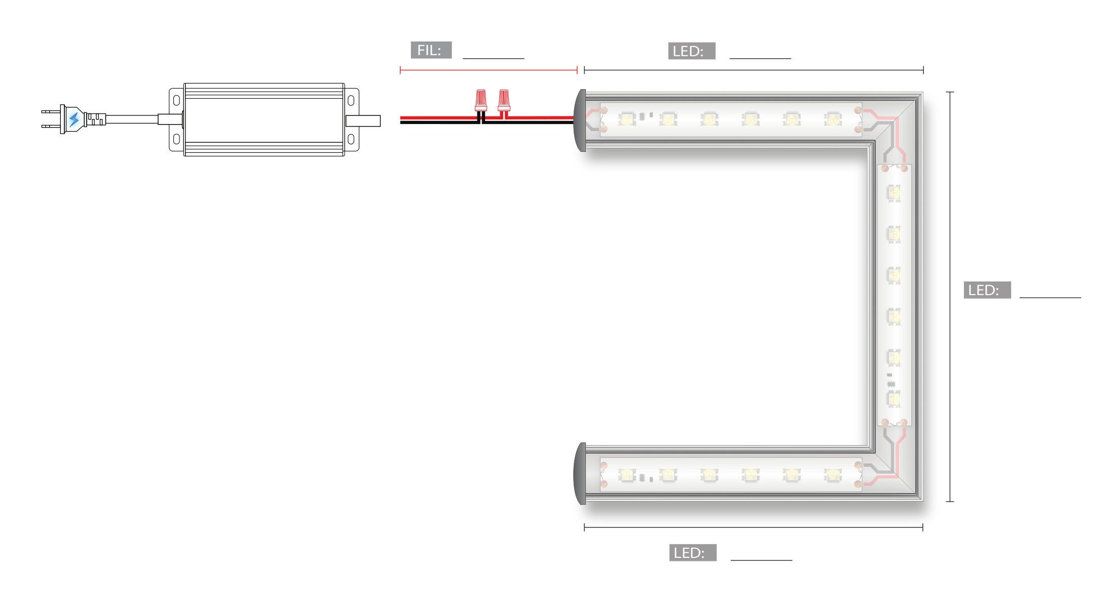 Led123 Croquis assemblage  image