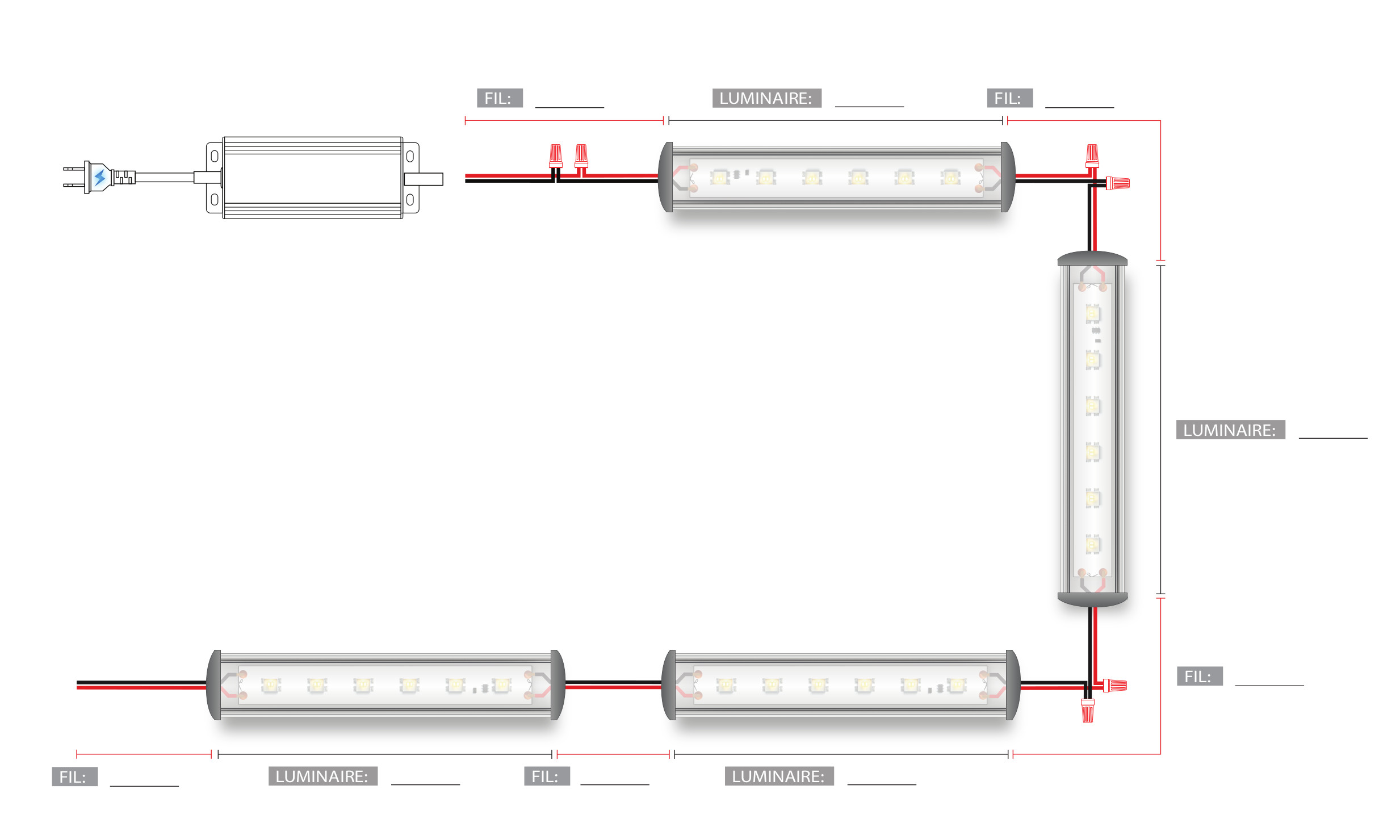 Led123 Croquis assemblage  image