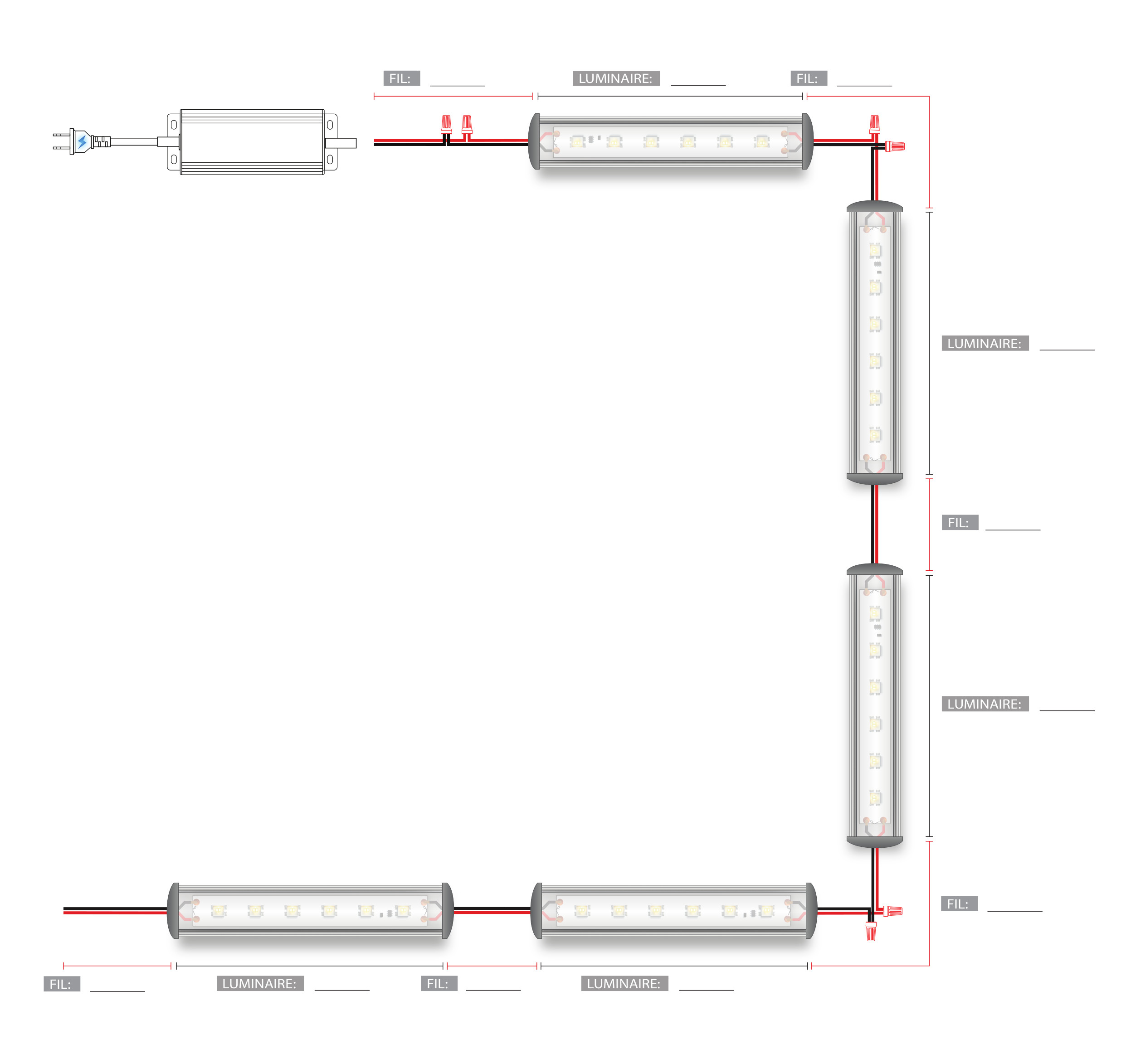 Led123 Croquis assemblage  image