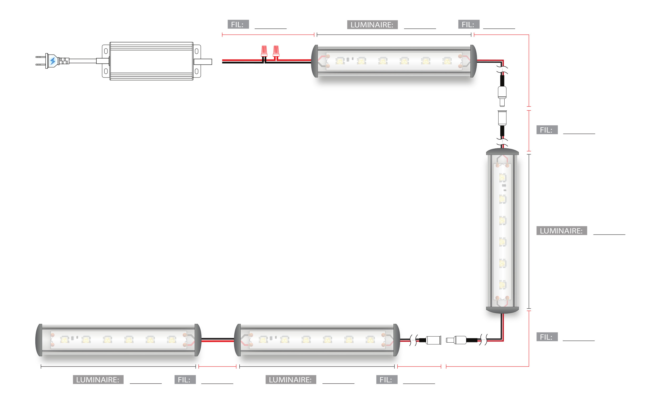 Led123 Croquis assemblage  image