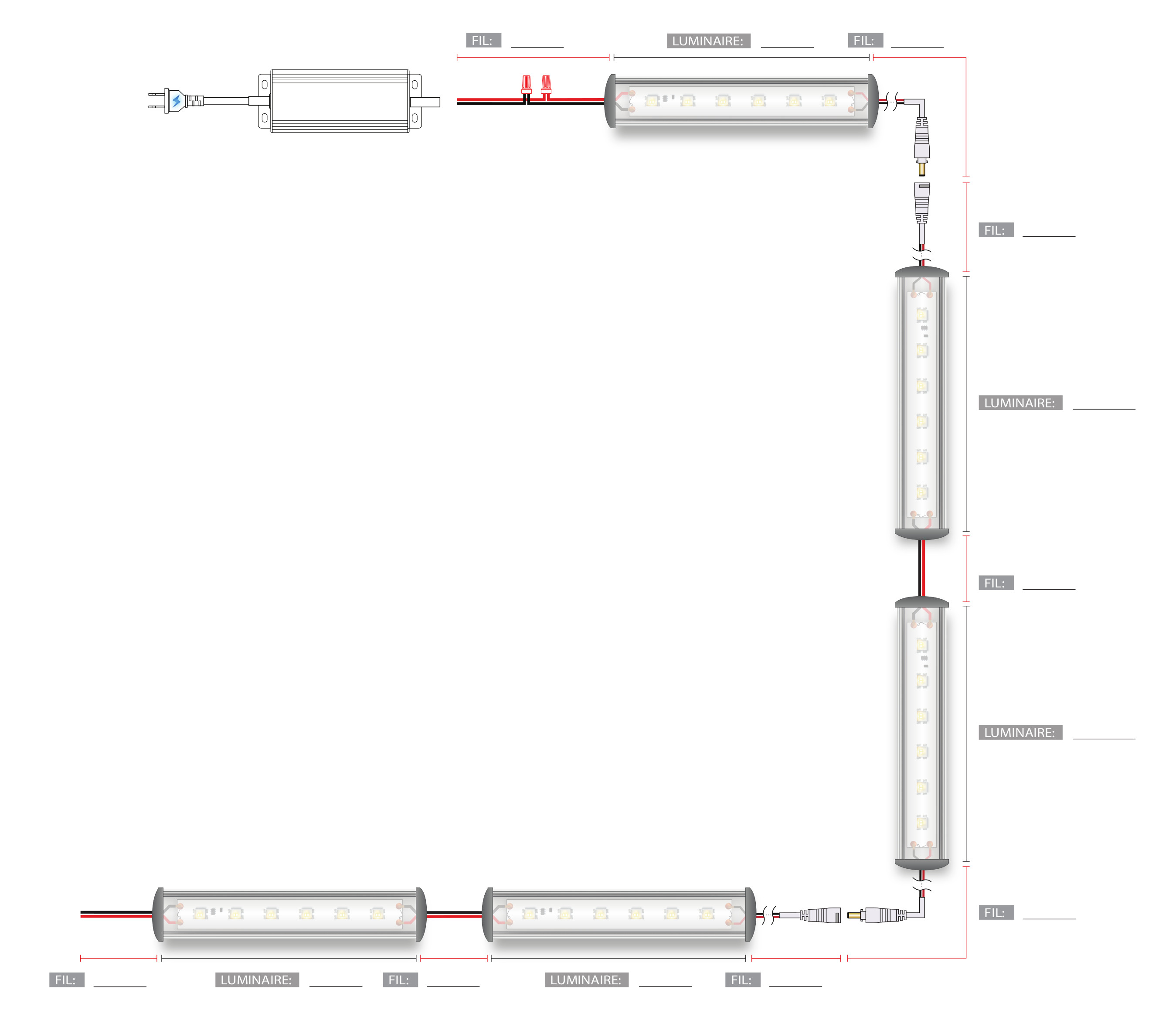 Led123 Croquis assemblage  image